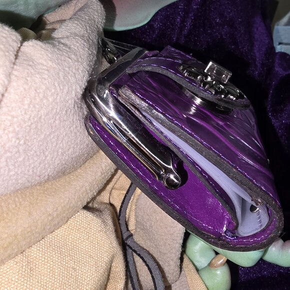 Patricia Nash RFID Purple Casella Bifold Wallet in Plum - New - Picture 7 of 10